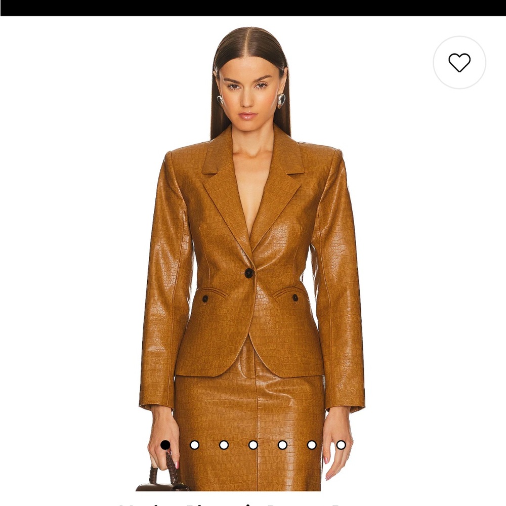 Song of style Marlon blazer russet brown
